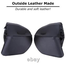 King Rear Trunk 6.5 Speaker Pods For Harley Tour Pak Road Street Electra Glide