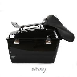 King Tour Pack Luggage Trunk with Rack Bracket For Harley Street Road Glide 09-13