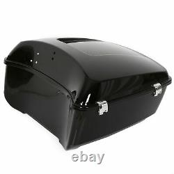 King Tour Pack Pak Trunk Luggage For Harley 14-Up Road Street Electra Glide