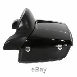 King Tour Pak Pack Trunk +Rack Backrest For Harley Street Road Glide 2014-2019