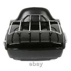 King Tour Pak Pack Trunk withRack Backrest For Harley Street Road Glide 14-21