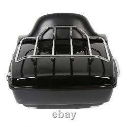 King Tour Pak Pack Trunk withRack Backrest For Harley Street Road Glide 14-23