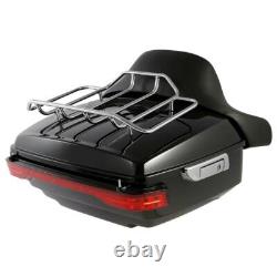 King Trunk Backrest Light Fit For Harley Touring Road King Street Glide 14-26