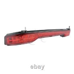King Trunk Backrest Light Fit For Harley Touring Road King Street Glide 14-26