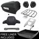 King Trunk Backrest Light Speakers Fit For Harley Road King Street Glide 14-26