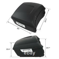King Trunk Backrest Light Speakers Fit For Harley Road King Street Glide 14-26