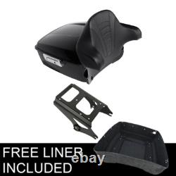 King Trunk Backrest Mount Fit For Harley Road King Street Electra Glide 2009-13