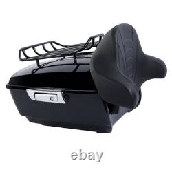 King Trunk Backrest Mount Fit For Harley Road King Street Road Glide 2014-2025