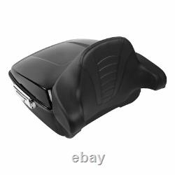 King Trunk Backrest Mount Rack Fit For Harley Road King Street Glide 1997-2008