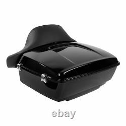 King Trunk Backrest Mount Rack Fit For Harley Road King Street Glide 1997-2008