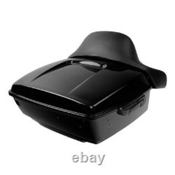 King Trunk Backrest Mount with Plate Fit For Harley Road King Street Glide 14-26
