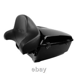 King Trunk Backrest Mount with Plate Fit For Harley Road King Street Glide 14-26