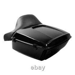King Trunk Backrest Mount with Plate Fit For Harley Road King Street Glide 14-26