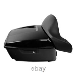 King Trunk Backrest Mount with Plate Fit For Harley Road King Street Glide 14-26