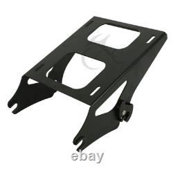 King Trunk Backrest Rack Base Plate Fit For Harley Road King Street Glide 14-26