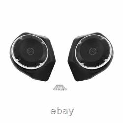 King Trunk Backrest Rack Speaker Fit For Harley Road King Street Glide 2014-2026