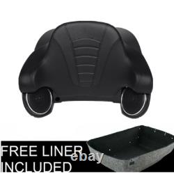 King Trunk Backrest Speakers Fit For Harley Touring Road King Street Glide 14-26