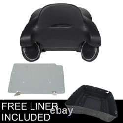 King Trunk Backrest Speakers Plate Fit For Harley Road King Street Glide 14-25