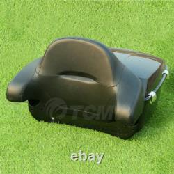 King Trunk Backrest Speakers Plate Fit For Harley Road King Street Glide 14-25