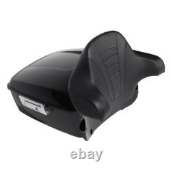 King Trunk Backrest Speakers Rack Fit For Harley Road King Street Glide 14-25