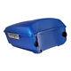 King Trunk Fit For Harley Touring Road King Street Glide 2014-2022 Electric Blue