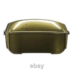 King Trunk Fit For Harley Touring Road King Street Glide 2014-2025 Olive Gold