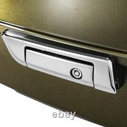 King Trunk Fit For Harley Touring Road King Street Glide 2014-2025 Olive Gold