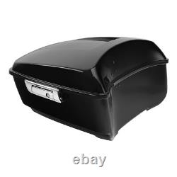 King Trunk Fit For Touring Road King Street Glide 2014-2024 Vivid Black