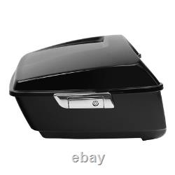 King Trunk Fit For Touring Road King Street Glide 2014-2024 Vivid Black