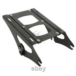 King Trunk Luggage Pad Mount Rack Fit For Harley Road King Street Glide 14-2025