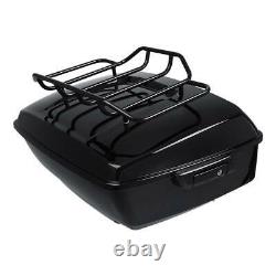 King Trunk Pad Luggage Rack Fit For Harley Tour Pak Road King Street Glide 14-21