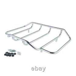 King Trunk Pad Luggage Rack Mount Fit For Harley Road King Street Glide 14-up