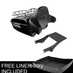 King Trunk Pad & Mount Fit For Harley Road King Street Glide 97-08