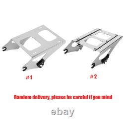 King Trunk Pad Mount Rack Plate Fit For Harley Road King Street Road Glide 14-25