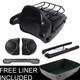 King Trunk Pad Rack & Speakers Light Fit For Harley Road King Street Glide 14-26