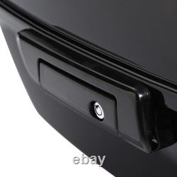 King Trunk Pad Rack & Speakers Light Fit For Harley Road King Street Glide 14-26