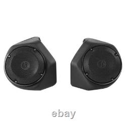 King Trunk Pad Rack & Speakers Light Fit For Harley Road King Street Glide 14-26