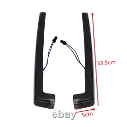 King Trunk Pad Rack & Speakers Light Fit For Harley Road King Street Glide 14-26