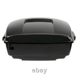 King Trunk Pad Speakers Mount Rack Fit For Harley Road King Street Glide 14-26