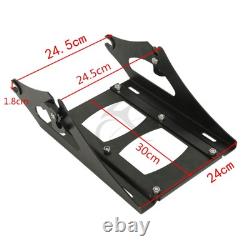 King Trunk Pad Speakers Mount Rack Fit For Harley Road King Street Glide 14-26