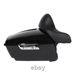 King Trunk Pad Speakers Solo Mount Fit For Harley Road King Street Glide 09-13