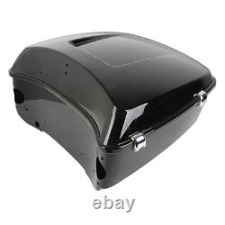 King Trunk Pad with Mount Rack Fit For Harley Road King Street Glide 1997-2008 07