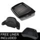 King Trunk With Backrest Pad Fit For Harley Touring Road King Street Glide 14-25