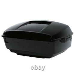 King Trunk With Backrest Pad Fit For Harley Touring Road King Street Glide 14-25