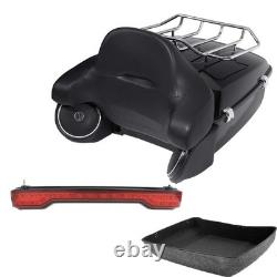 King Trunk with Backrest Speakers for Road King Street Glide 2014-2025
