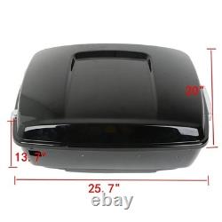 King Trunk with Backrest Speakers for Road King Street Glide 2014-2025
