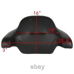 King Trunk with Backrest Speakers for Road King Street Glide 2014-2025