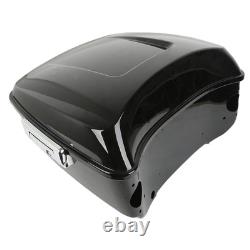 King Trunk with Luggage Rack Fit For Harley Touring Road King Street Glide 2014-26