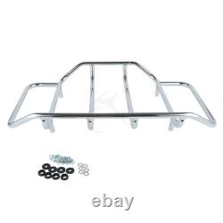 King Trunk with Luggage Rack Fit For Harley Touring Road King Street Glide 2014-26