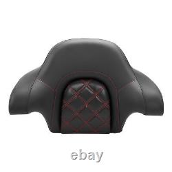 King Wrap-around Backrest Pad Fit For Harley Touring Street Road Glide 14-2022